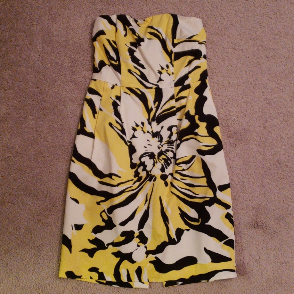 Express strapless dress